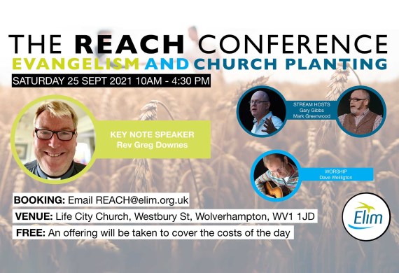 Register for the Reach Conference - Uniting evangelists and church planters