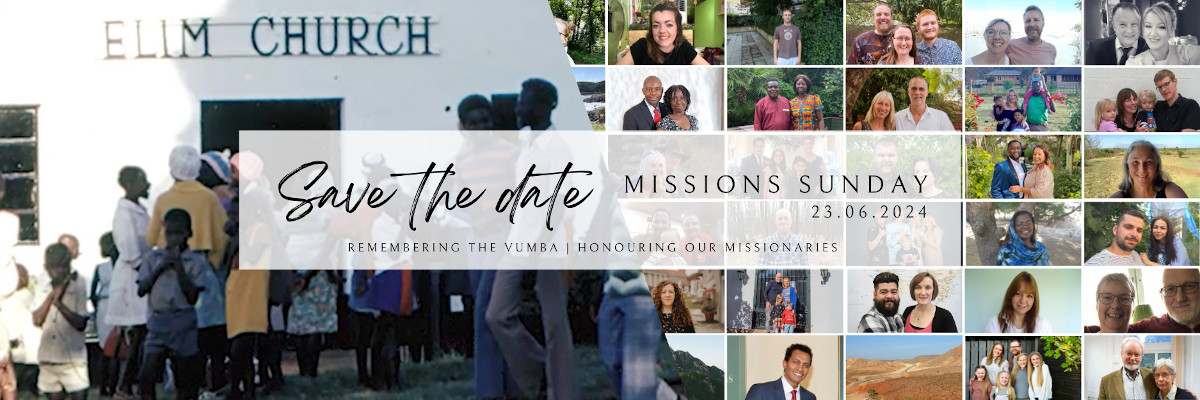 Missions Sunday Save the date 