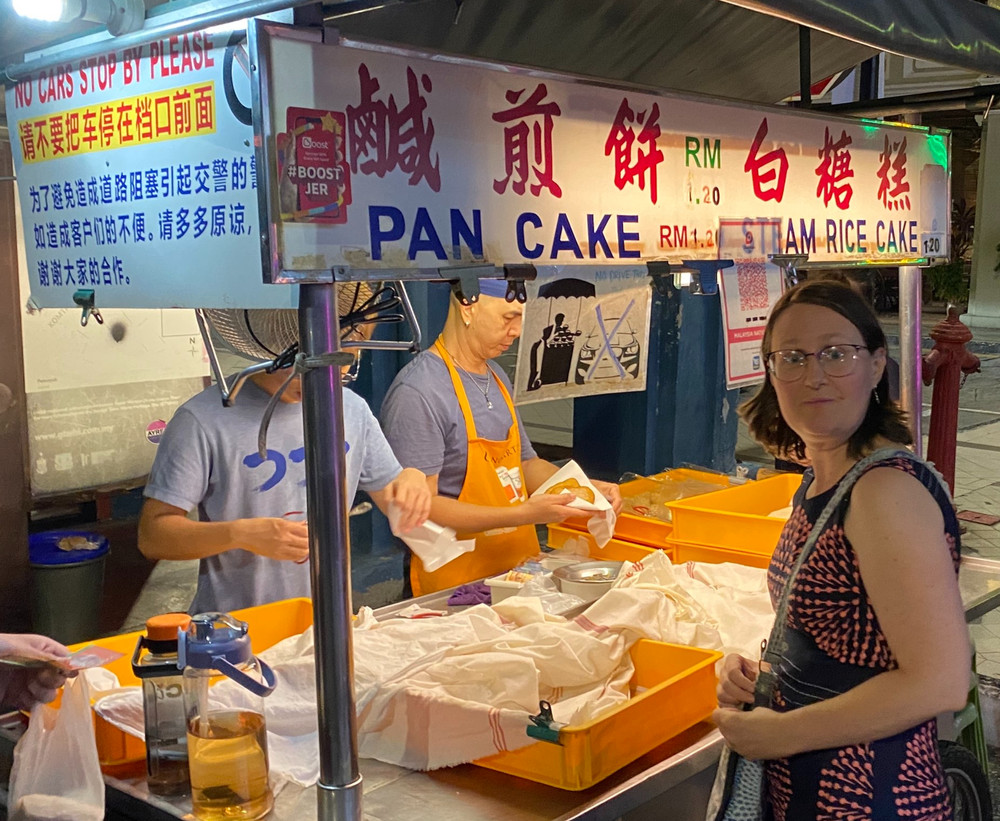 Pancake and donut stall