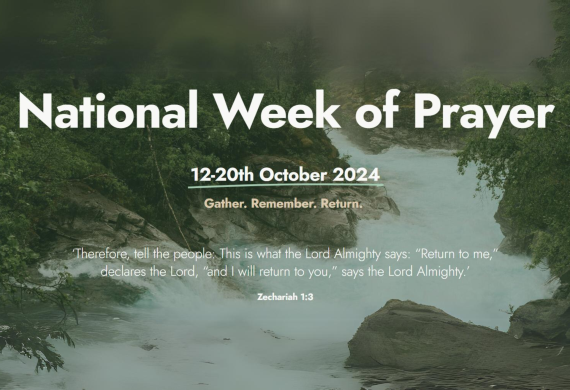 Elim joins the National Week of Prayer from 12-20 October 2024